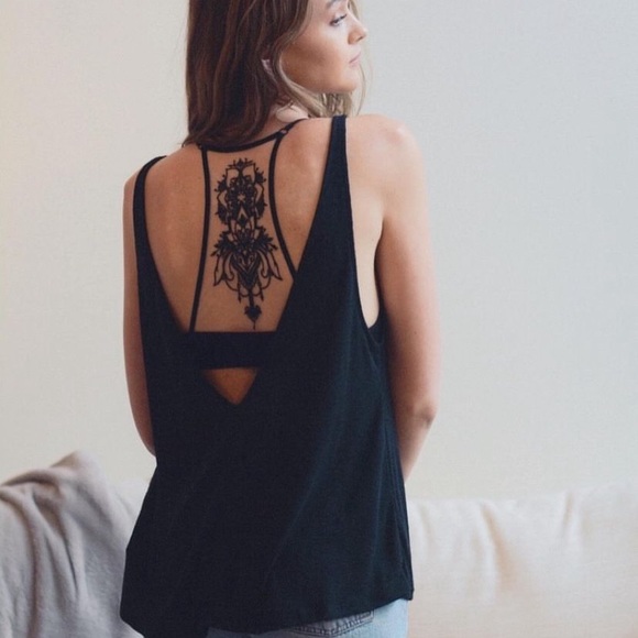 LAST 1 XS/S New Design Back Mesh Racerback Bralette - Picture 9 of 15